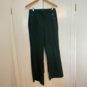 Dark Green Rachel Zoe Trouser Pants Size 6
